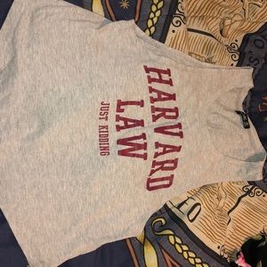 Harvard law (just kidding) tank top